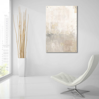 «Grey Morning Light II» par Courtney Prahl, art mural en verre acrylique