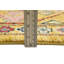 Tapis oriental moderne unique en or 7 x 9 de conception unique