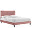 Lit plateforme en velours Yasmine Channel-844943712-844943726
