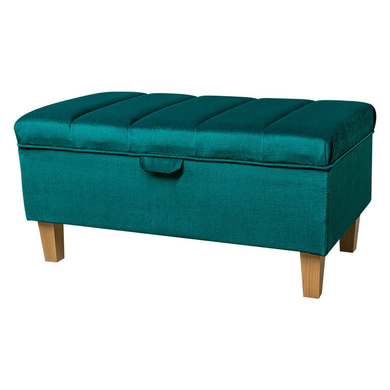 Upholstered Bench with Flip Top