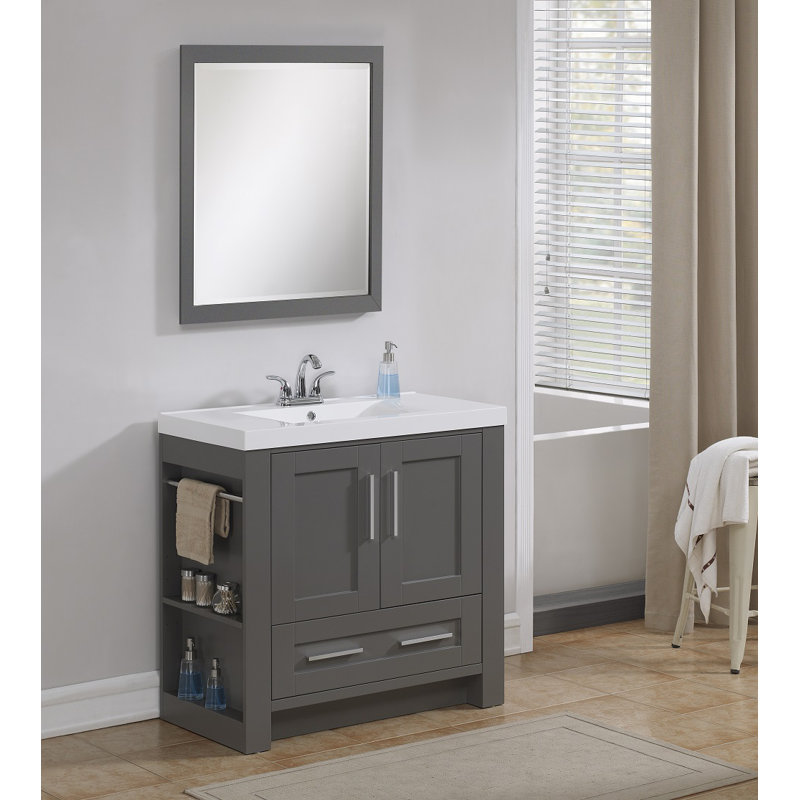 Ensemble de meuble-lavabo simple 35 po Cedeno