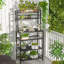 Houon 58cm Metal Standard Baker's Rack with Microwave Compatibility with Wine Bottle Storage-104791857