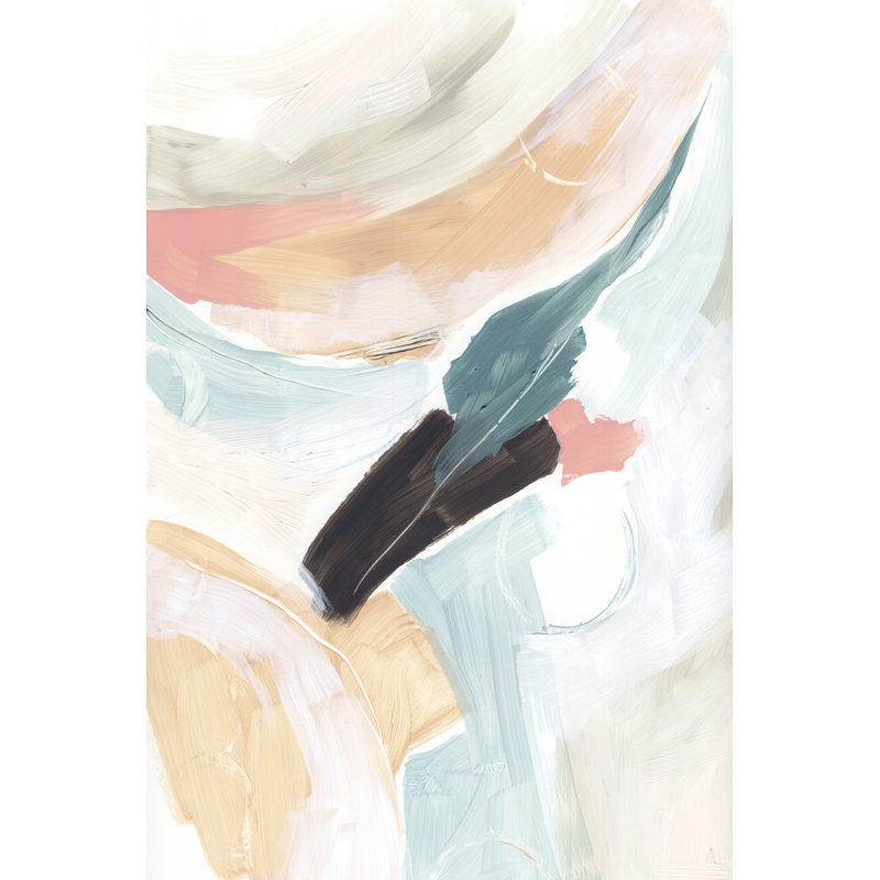 Cycle Swatch II - Painting, 122cm H x 81cm W, Black Floater Framed