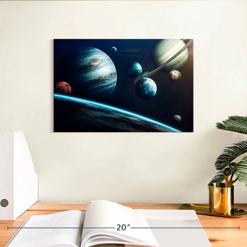 Nos planètes du système solaire, H 8 po x l 12 po