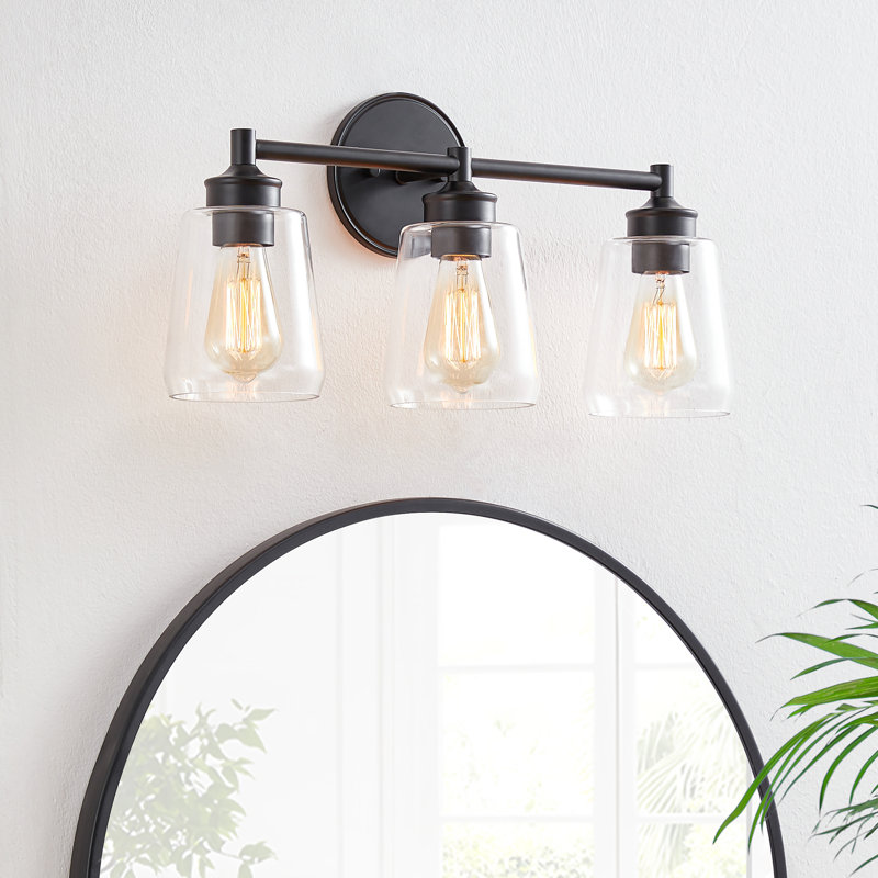 Abayomi Dimmable Vanity Light, Black, 3