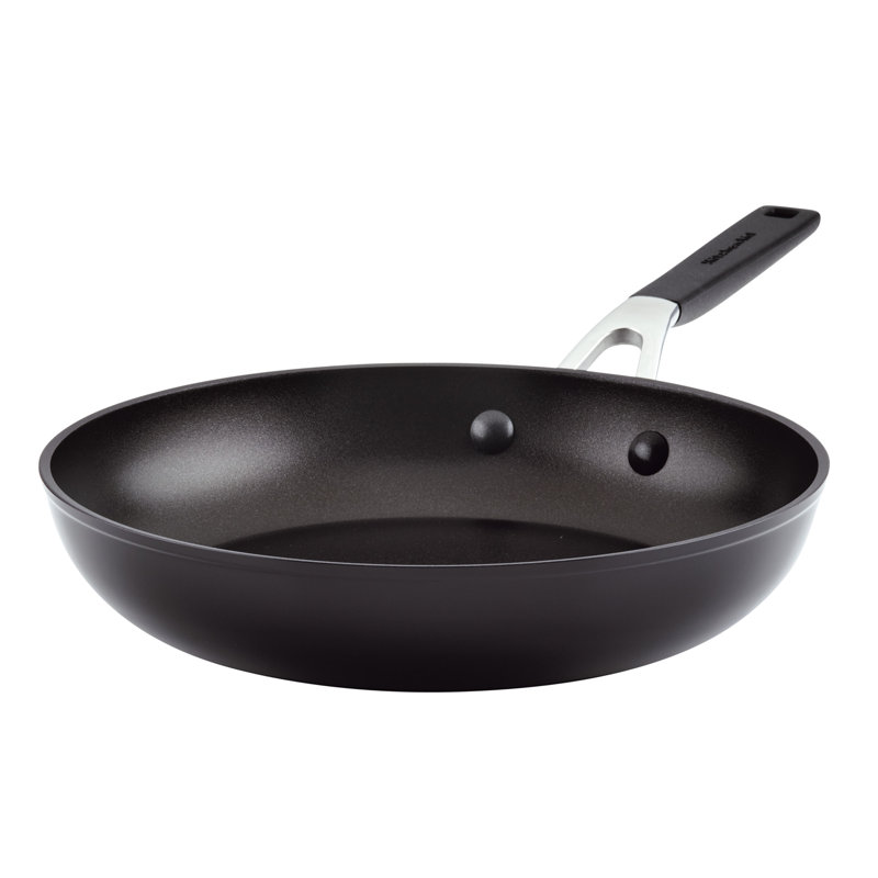 10-Inch Onyx Black Aluminum Nonstick Frying Pan