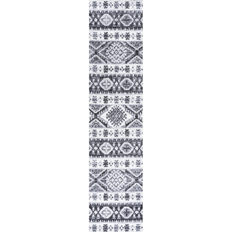 Tapis gris / anthracite Madeley, Tapis de couloir 2 pi x 8 pi