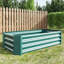 Lit rectangulaire en métal surélevé 421Ft pour légumes, plantes
