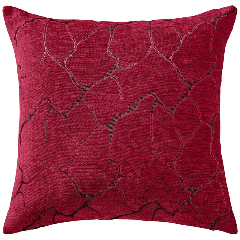 Coussin Milano, Bourgogne, Polyester
