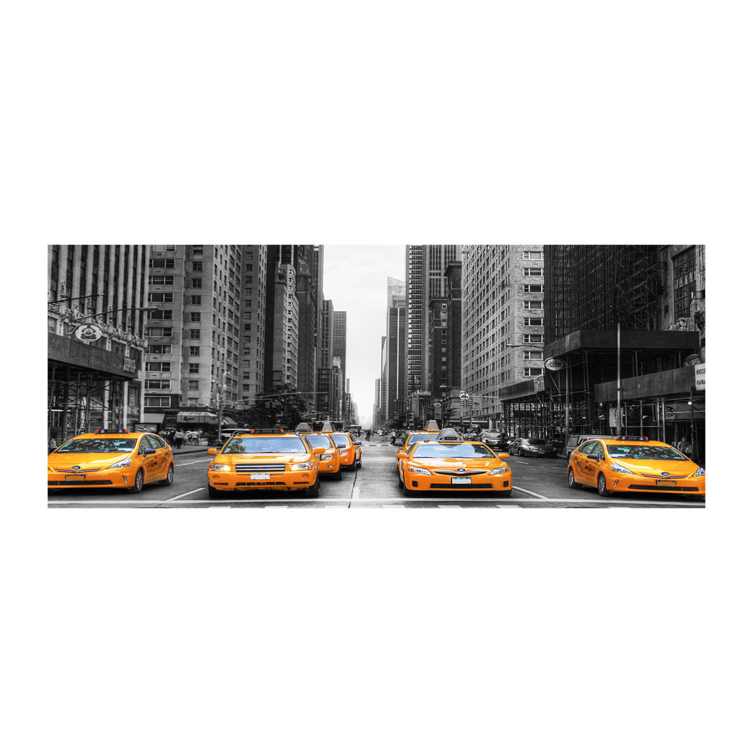 Taxis New York - Ungerahmte Kunstdrucke auf Leinwand