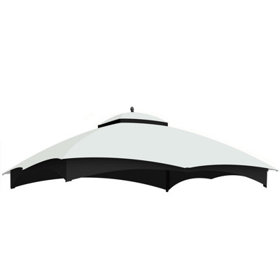 Replacement Canopy Top For Allen Roth Heavy Duty Gazebo Roof Gazebo Top With Air Vent 10X12 Gazebo Coverreplacement Top Only