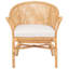 Chaise avec accoudoirs en lin Lucia-450497536