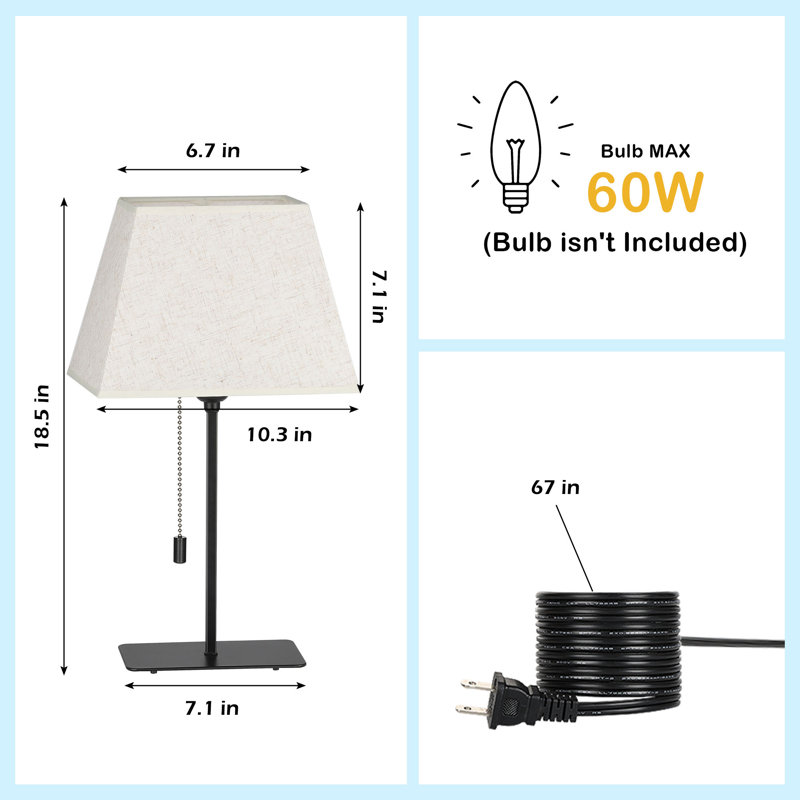 Fabric Table Lamp