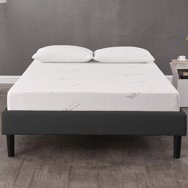 Matelas en mousse viscoélastique Theodore, Lit double, Profil bas