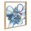 Kester, fleur abstraite aux couleurs vives - peinture à cadre flottant-87680063