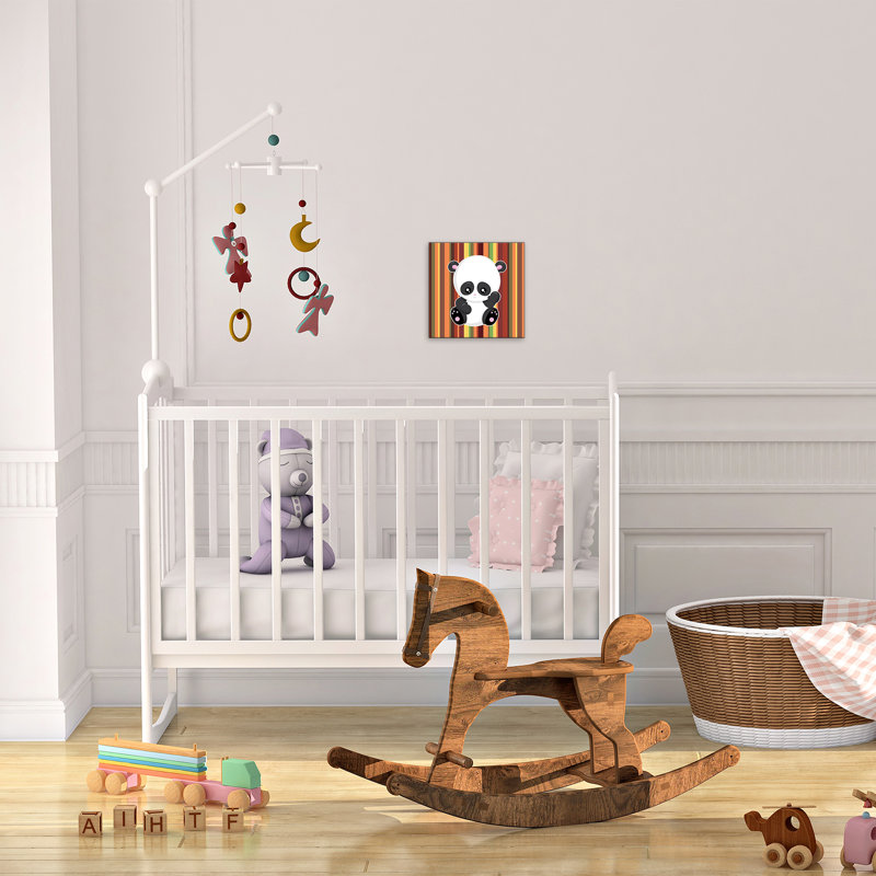 Panneau mural d’art panda Monstair