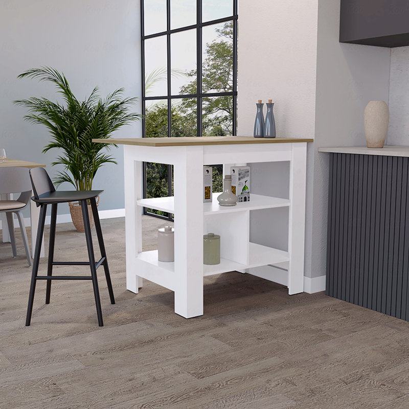 Îlot de cuisine de base avec fonction de rangement