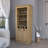 Macadamia 4-Built In Wine Rack Bar Cabinet-905870455