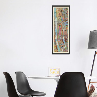 " Modern Map Of New York III " by Nikki Galapon