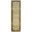 Oushak Hand-Knotted Wool Light Blue/Brown Area Rug-1648149500