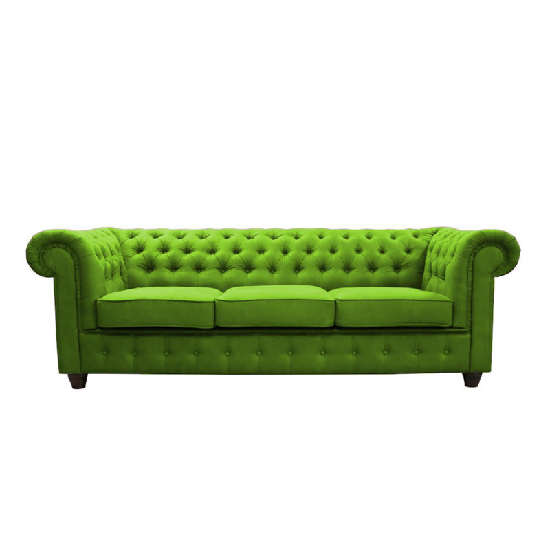 Yanley 3 Seater Sofa, Green