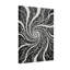Motif en spirale noir et blanc-1616330560