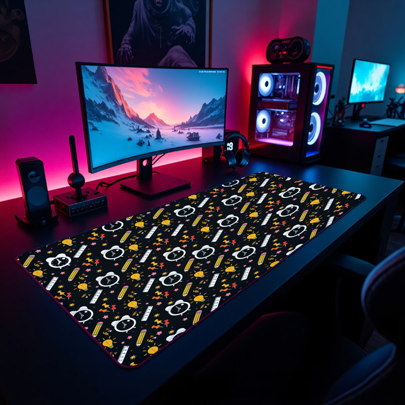 Polyester Desk Pad, 31.5x15.5