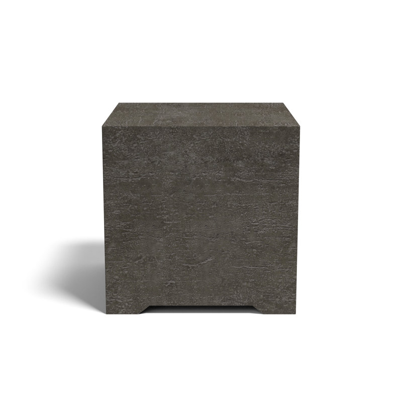 Bazaar Outdoor Square Side Table, Graphite