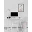Blue Moon And Lines by Marmont Hill - Single Picture Frame Painting-41281880
