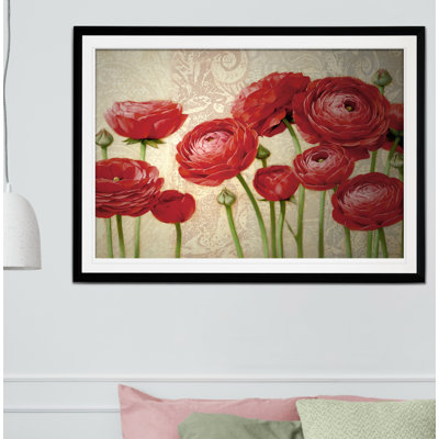 " Red Serenity And Lace II "