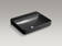 Vox® Vitreous China Rectangular Vessel Bathroom Sink with Overflow