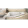 SIGNATURE® Corner 6060 Drop-In Soaking RH 3-Tile Flange Oyster