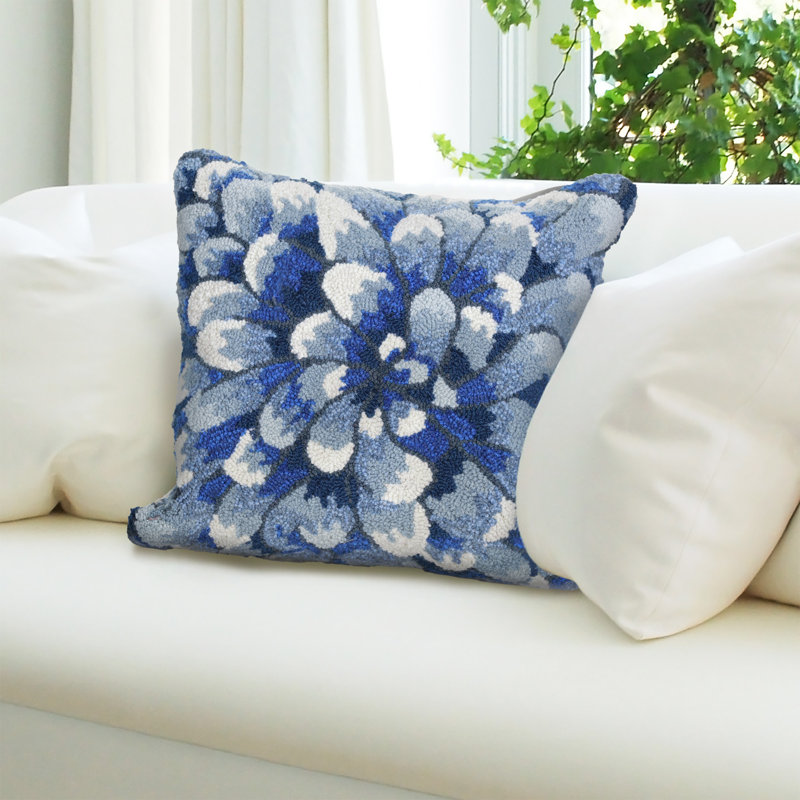 Square Pillow Cover & Insert, Blue
