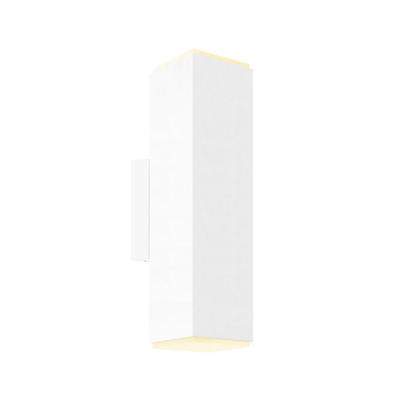 Claretta Aluminum LED Wall Light, White
