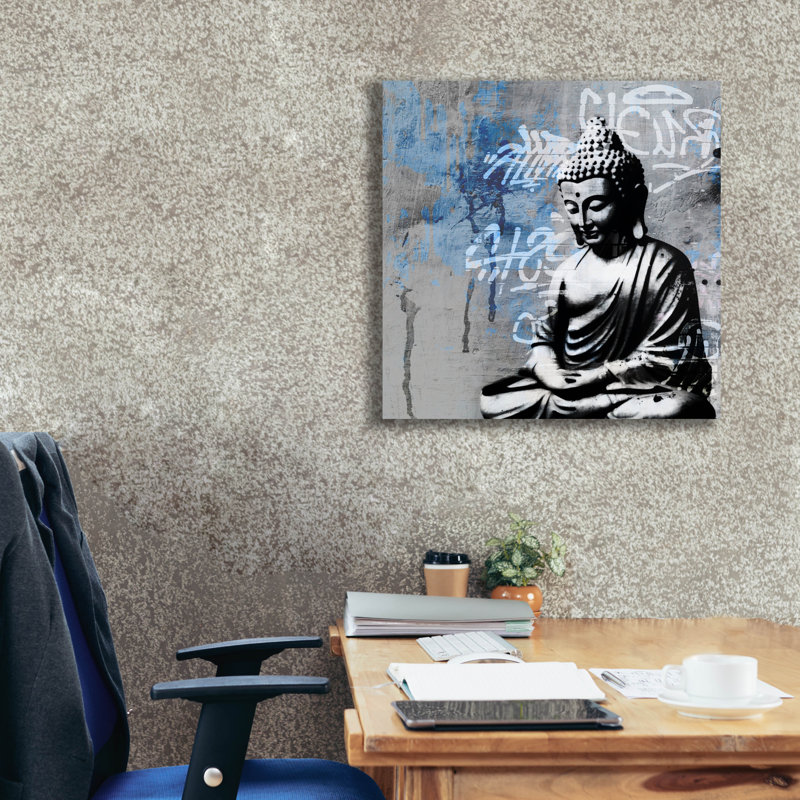 Bungalow Rose «Wall Buddha» par Svetlana Aleynikova, art mural sur toile, H 26 po x l 26 po