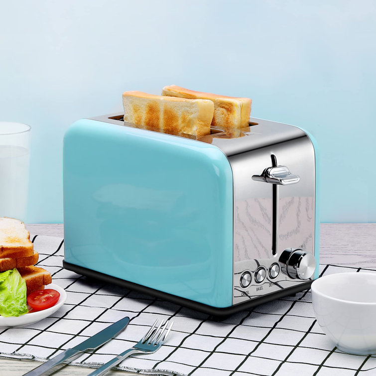Generic Toaster 2 Slice, Retro Small Toaster With Bagel