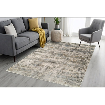 Tapis crème / gris Dionatta