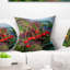 Été et cerises aquarelle - coussin à imprimé floral-29598301-29598305