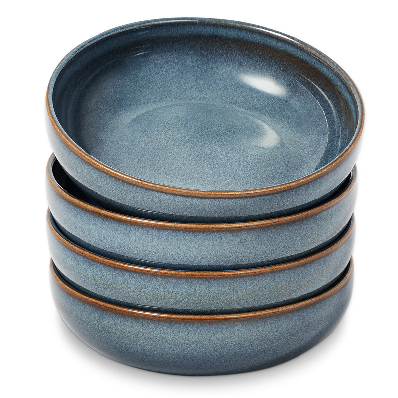 Bol à soupe Uno (ensemble de 4), Bleu