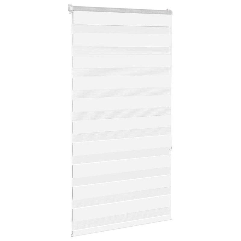 George Oliver Zebra Blind Polyester, 80cmW x 150cmL, White