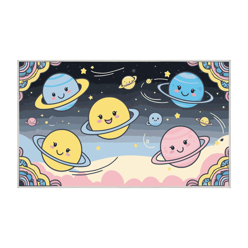 Tapis pour enfants East Urban Home, Rectangulaire 2 pi x 3 pi