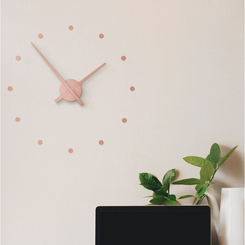 Horloge murale, Rose, Grand