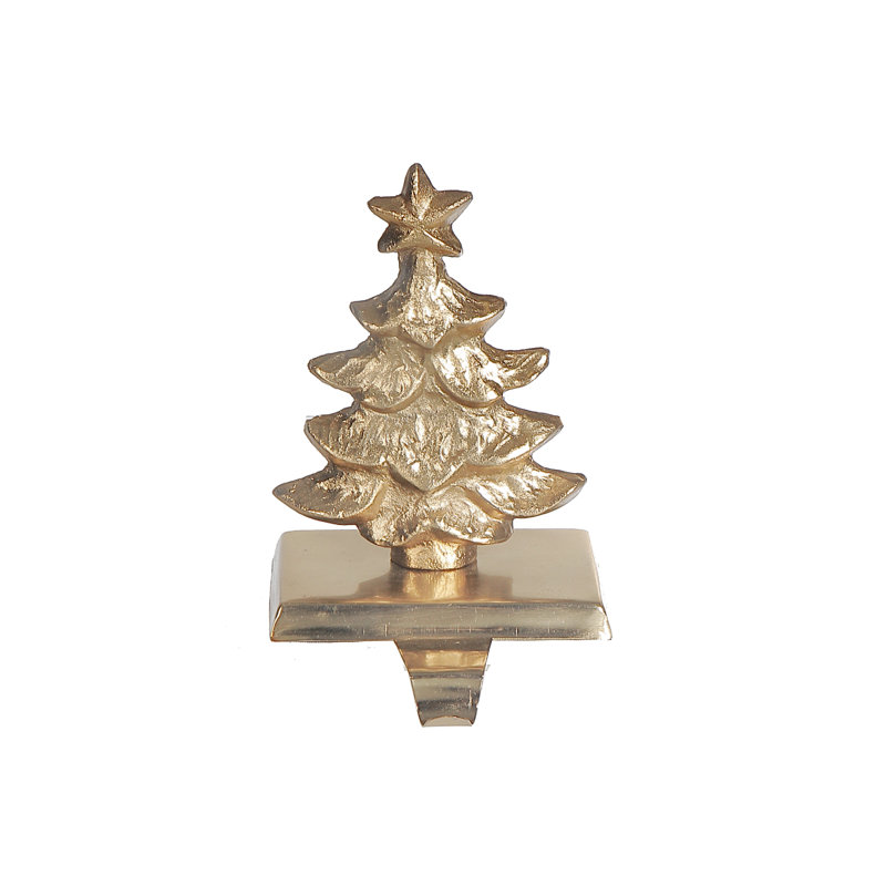 Porte-chaussette en métal (arbre de Noël)