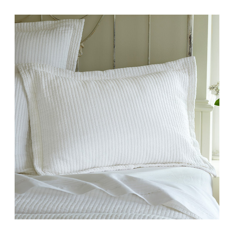 Hudson Stripe Cotton Blend No Sham Set, Petal, King
