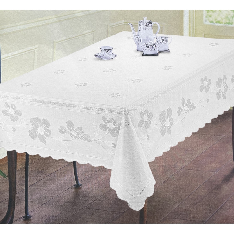 Nappe 54 po x 72 po en vinyle blanc