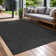 Tapis intérieur / extérieur gris foncé Broadwater