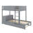 Twin Over Twin Bunk Bed With Trundle And Desk-1025984791