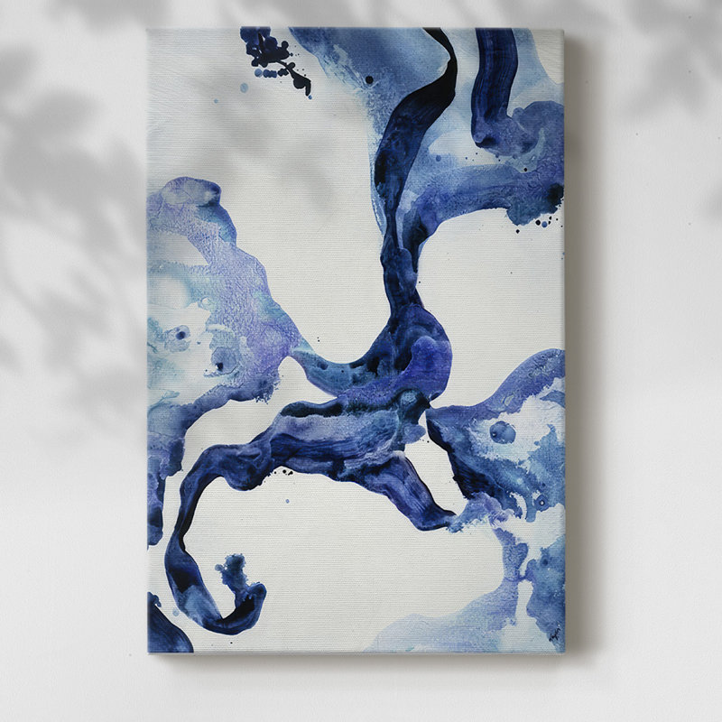 Indigo I sur impression sur toile, H 18 po x l 12 po