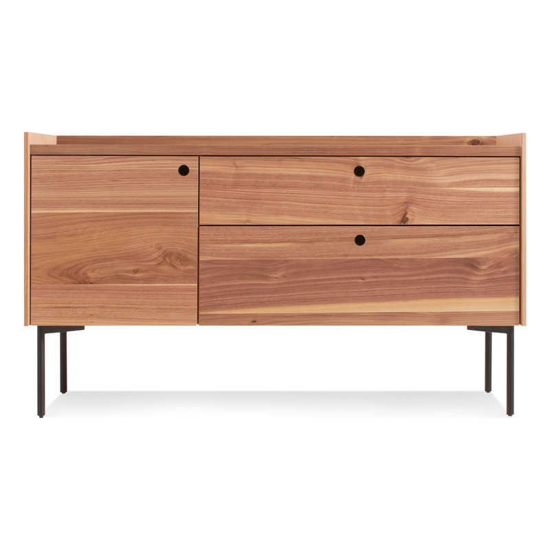 Peek TV Stand for TVs up to 49", Rustic Walnut