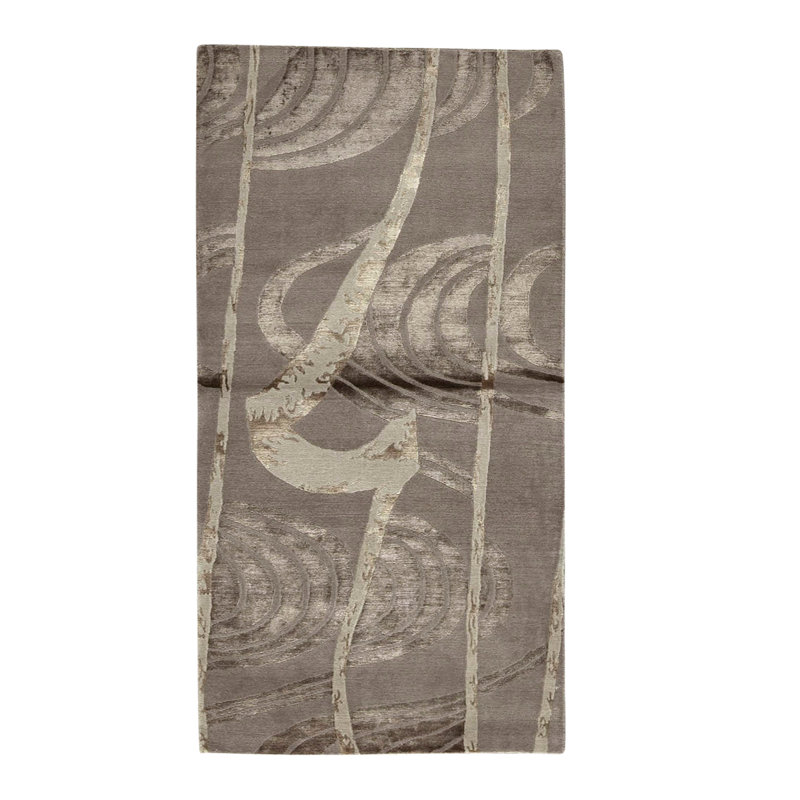 Wool Abstract Area Rug